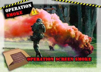DESTOCKAGE PACK DE 50 FUMIGENES ROUGE